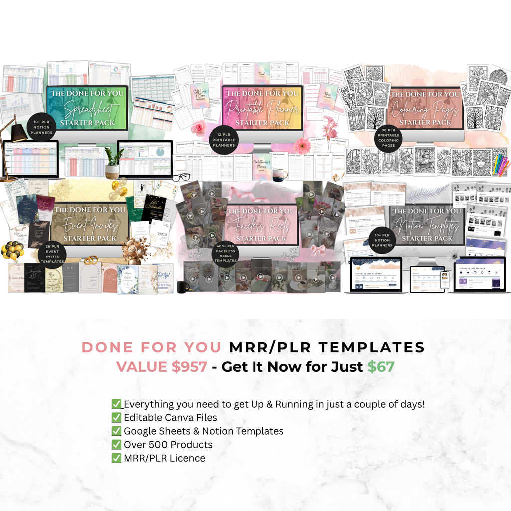 Mega MRR PLR Bundle