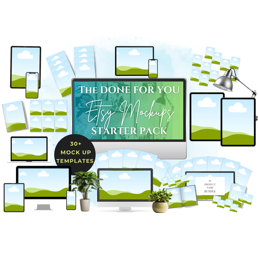 Etsy Mockups Starter Pack